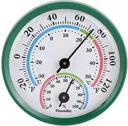 Mini Pointer Type Thermometer Hygrometer Indoor Temperature Humidity Meter Monitor Gauge (TH103B グリーン彼女)