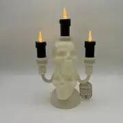 Target Bullseye Halloween 2023 Flameless LED Candles Skulls Candelabras (NEW)