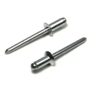 POP Rivets ALL Aluminum 64C 3/16 x 1/4 Grip Countersunk Head USA Made Qty 100