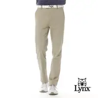 在飛比找ETMall東森購物網優惠-【Lynx Golf】男款彈性舒適經典百搭素面卡其褲平口休閒