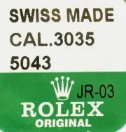 ROLEX FACTORY NEW SEALED MINUTE WHEEL 3035 5043