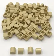 Lego 100 New Tan Slopes Curved 1 x 1 x 2/3 Pieces