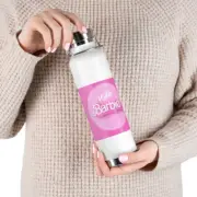 ¡Hola Barbie! Botella isotérmica de acero inoxidable. 22oz