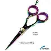 Hair Cutting Styling Scissors Beard dressing Barber salon hairstyle Shears 5"