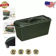 Customizable Loaf Cast Iron Pan with Lid - Perfect for Bread and Meat Dishes