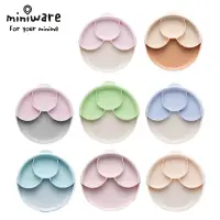 在飛比找蝦皮購物優惠-Miniware 天然聚乳酸兒童學習餐具 分隔餐盤組(多款可