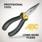 ABC Power 6" Inch professional long nose Steel Cutting Pliers Hand Tool Pruner