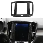 Carbon Fiber Interior navigation decor cover trim For Volvo XC40 2018-2021 19 20