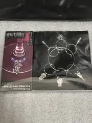 Prodyne Metalla Silver Wine & Cheese Wine Glass Charms / Drink Markers Set of 6