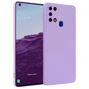MCC For Samsung Galaxy A21s Soft Liquid Silicone Shockproof Case Cover A217 [Light Purple]