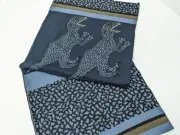 Paul Smith Men's Navy Knit 'Dino' Dinosaur Wool Scarf RRP: £155
