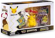 Pokémon | Celebrations Premium Figure Collection - Pikachu VMAX (25th Anniv) | Card Game | Ages 6+ | 2 Players | 10+ Minutes Playing Time