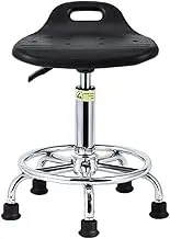 Saddle Stool with Wheels,Hydraulic Lift Swivel Stool,Adjustable Rolling Chair,for Hairdressing Clinic and Home Office,Bearing Weight 440lbs