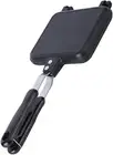 Aluminum Alloy Sandwich Maker, Mini Waffle Maker, Pancake Maker with Handle for