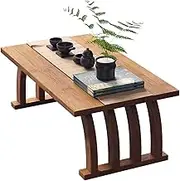 Laptop Tatami Table, Japanese Style Low Table, Coffee Table, Bay Window Small Table, Lightweight Wood (Color: Brown, Size: 60x37x31cm)(90x37x31cm)