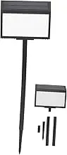 WATIIFUFU Solar-powered Outdoor Led Address Number Plaques Solar Doorplate Lamp Bright Led Lights Easy Wall or Ground Mounting