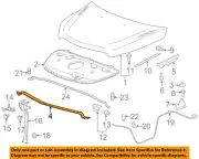 GM OEM 13-17 Enclave Hood Hood Components-Front W'strip 22801828
