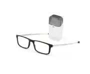 Foster Grant Reading Glasses Mens To Go Folding MicroReaders Compact Black +2.00