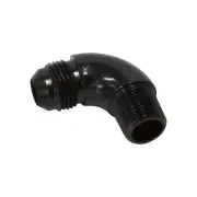 Aeroflow 90 Degree NPT To AN Full Flow Adapter 1/8" To -4AN Black