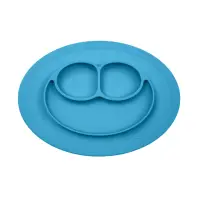 在飛比找momo購物網優惠-【美國ezpz】mini mat迷你餐盤+餐墊：寶石藍(FD