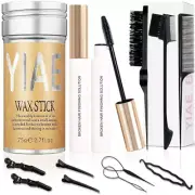 Wax Stick for Hair Slick Stick Kit, YIAE Hair Wax Stick Womens and 2 Hair Stick