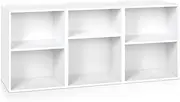 Artiss Bookshelf, Set of 3 Shelf Corner Shelves Display Bookcase Bookshelves Cube Storage Units Home Living Room Bedroom Office Furniture, Solid Particle Boards Adjustable Height White