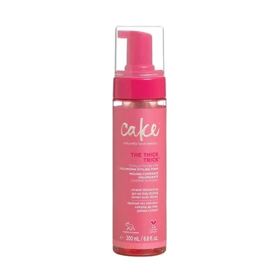 Cake Beauty Thick Trick Volumizing Styling Foam Hair Mousse, Green Tea & Ginseng