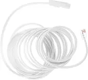 Angoily UK Phone Wire 3m Landline Phone Cord Telephone Extension Cable for Home Office Modem and Fax Machine