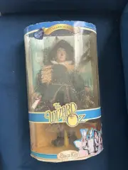 Wizard Of Oz 2005 Vintage Scarecrow Brass Key Keepsakes Porcelain Doll