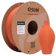 eSun ePLA-Matte Filament Tangerine, 1KG Roll, 1.75mm Compatible with Most of FDM 3D Printers, like Creality, Bambu Lab, FlashForge, JGMaker, Raise3D, Prusa, Voron, etc,. [PLA-MT175O-TA1P1]