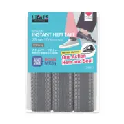 Iron-On Instant Hem Tape 25Mm X 10M (1 Inch X 11 Yds) Dark Gray [ 78005 ]