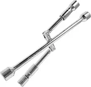 Wheel Nut Spanner 4-way Lug Wrench Removal Tool High Torque Handle Chrome-vanadium Steel