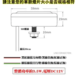 現貨 精品級導光式LED 反光片 反光燈片 反光片燈 防水 定位燈 方向燈 車側 兩段 雙色 靈獸 燈條  勁戰