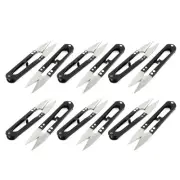 Metal Grip Fishing machine Cross Stitch Craft Yarn Scissors Thread Cutter 12pc