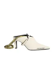 For Walking cowhide muller shoes 38 White
