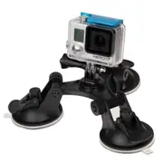 Triangle Direction Suction Cup Mount with Hexagonal Screwdriver for GoPro NEW HERO /HERO6 /5 /5 Session /4 Session /4 /3+ /3 /2 /1, Xiaoyi and Other Action Cameras(XM70-A)
