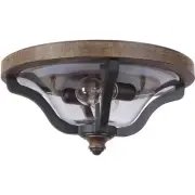 Craftmade Z7937-TBWB Ashwood Outdoor Ceiling Light Textured Black/Whiskey Barrel
