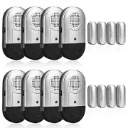 8 Pack Window Door Alarms for Home Kids Safety Wireless 120 Loud dB Alarm Sensor