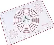 Baking MAT | Pastry | Fondant | Cake Tray | Pie Crust | Oven Liner | Rolling Dough | BakeWare Paper | Non-Stick Counter Top | Re-Useable Pizza Sheet | Food Grade Silicone | MAT