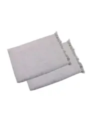 Ramesses Twin Pack Jacquard Velour 100% Egyptian Cotton Bath Towels