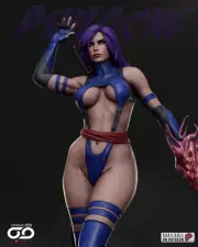 Psylocke Fan Art Resin Statue Pro Painted 1/4 Scale- Made To Order SDO
