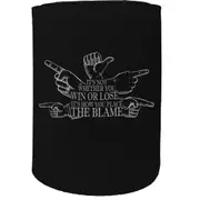 Alcohol Stubby Holder - How To Place The Blame - Funny Novelty Birthday Gift Joke Beer Can Bottle