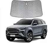 OTTO Shades Thick WindScreen Sunshade for Isuzu MU-X 2021-2024 Premium 6 Layers UV Protection Foldable Windshield Sun Visor Heat Shield Cover Make Car Cooler LS-M LS-U LS-T