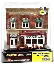 HO Woodland Scenics BR5055 Emilio's Italian Restaurant Built Ready Structure