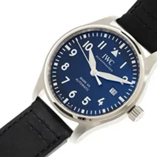 【IWC 萬國錶】馬克二十飛行員皮帶款x黑面x40mm(IW328201)