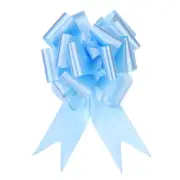 10pcs 5 Inch Large Pull Bow Gift Wrapping Ribbon Light Blue for Christmas Bow