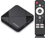 EFFOT Android 14.0 TV Box, RK3518 4K Ultra HD TV Streaming Device, 2GB RAM + 16GB ROM, Smart TV Box with HDR10, Voice Control, 2.4G & 5G Wi-Fi 6, 100M Ethernet, BT 5.4, USB 3.0, RK3518 Quad Core A53