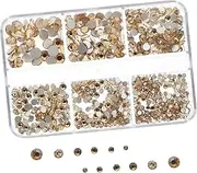 DIY Nail Gems Manicure Art Stickers for False Nails Rhinestone Charm Decorations