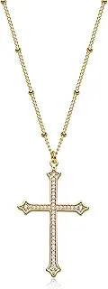[Mevecco] Women Gold Necklace Coin Disc Celestial Patterned Engraved Pendant 18K Gold Plated Simple Personalized Dainty Chain Jewelry Gift