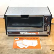 Vintage GE Sunbeam Toast-R-Oven 20 5400 54e Toaster Oven MINT! manual etc chrome
